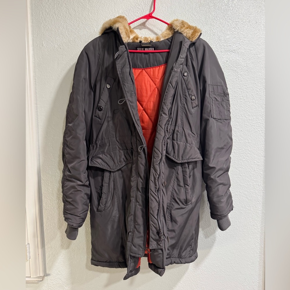 Steve Madden Winter Snow Parka Coat